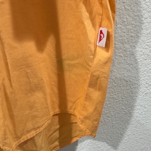 NWT QUIKSILVER X STRANGER THINGS THE MIKE SHORT SLEEVE SHIRT MOCK ORANGE Size L - Picture 8 of 16